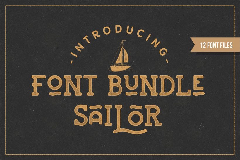 NEWFLIX.Bro_Sailor_Font_Bundle